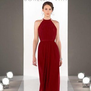 Sorella Vita Cranberry Bridesmaid Dress 8640